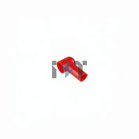 Защитный резиновый чехол (красный)